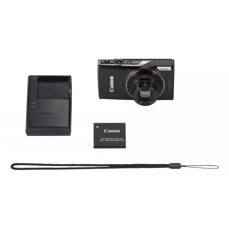Canon Digital IXUS 285 HS A 1/2.3 collu kompaktais fotoaparāts 20.2 MP CMOS 5184 x 3888 pikseļi Melns