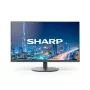 24 collu Sharp MultiSync E244FL LCD monitors Full HD 1920x1080 VA panelis 6 ms USB 3.2 centrmezgls VESA augstumā regulējams, melns
