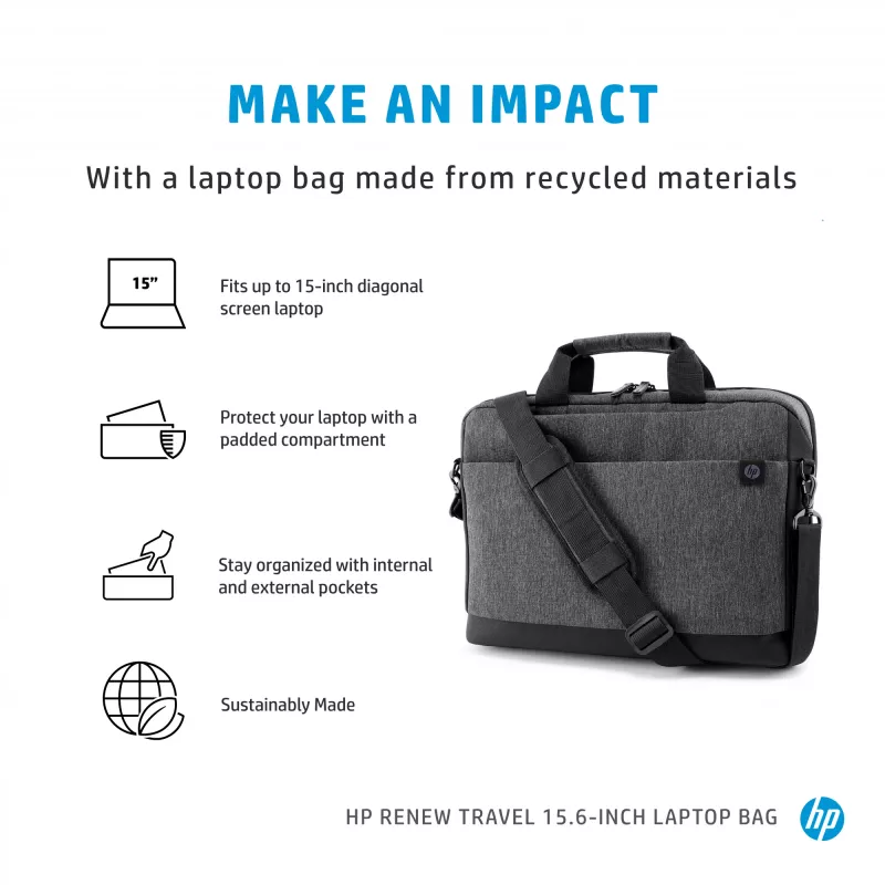 HP Renew Travel 15,6 collu klēpjdatora soma