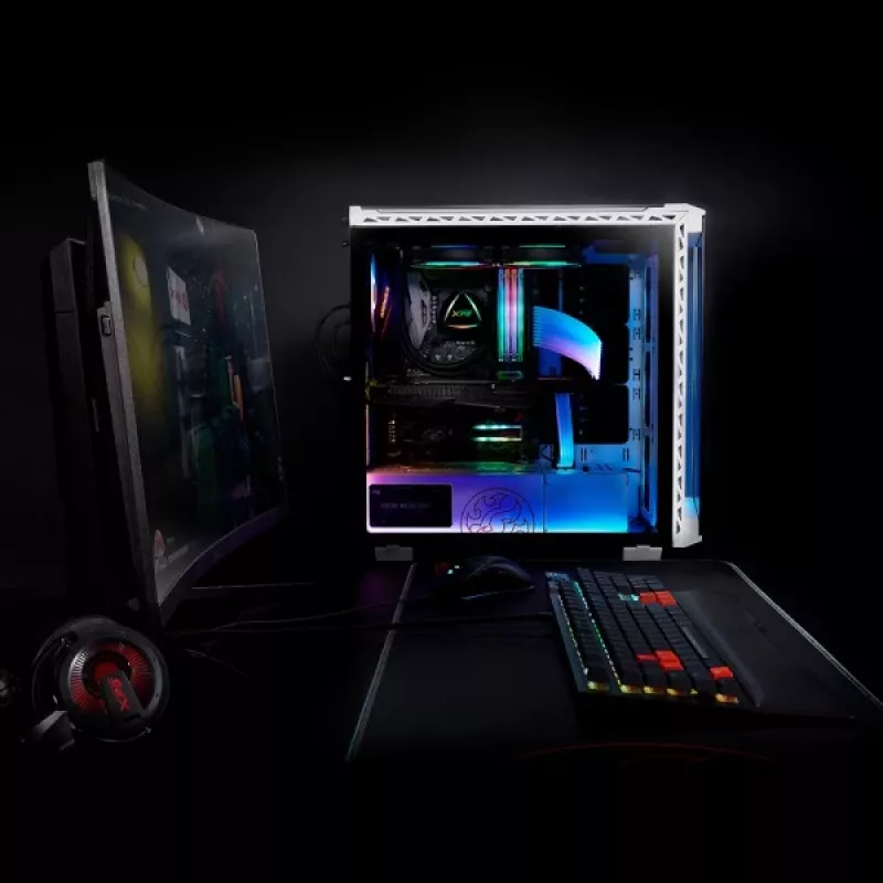PC Case XPG BATTLECRUISER Midi Tower Melns