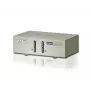 ATEN 2 portu USB VGA KVM ar audio (KVM kabeļi iekļauti), 2048 x 1536 pikseļi, QXGA, 0,142 W, pelēks