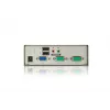 ATEN 2 portu USB VGA KVM ar audio (KVM kabeļi iekļauti), 2048 x 1536 pikseļi, QXGA, 0,142 W, pelēks