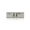 ATEN 2 portu USB VGA KVM ar audio (KVM kabeļi iekļauti), 2048 x 1536 pikseļi, QXGA, 0,142 W, pelēks