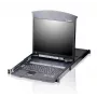 ATEN KL1508AN plaukta konsole 48,3 cm (19 collas) melna 1U