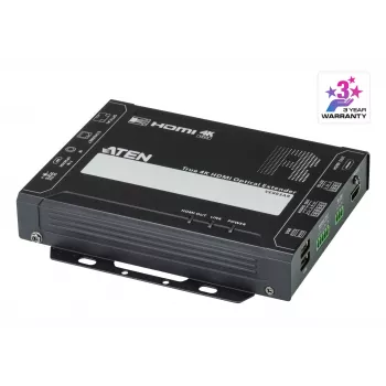 ATEN True 4K HDMI optiskais uztvērējs (4K@300m (K1, MM) / 10km (K2, SM))