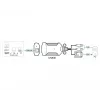 ATEN USB VGA KVM over IP Mini, 1920 x 1200 pikseļi, Ethernet LAN, 3,47 W, melna, violeta