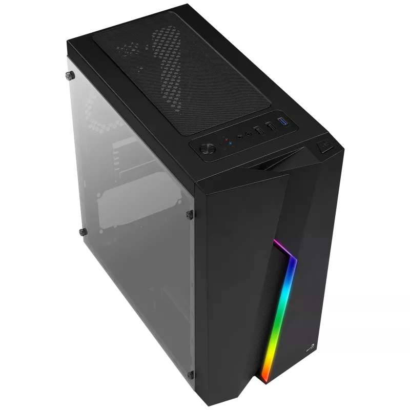 Aerocool Bolt Mini Mini tornis melns