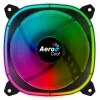 Aerocool ASTRO12 PC ventilators 12cm LED RGB pretvibrācijas 6 kontaktu melns