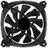 Aerocool ASTRO12 PC ventilators 12cm LED RGB pretvibrācijas 6 kontaktu melns