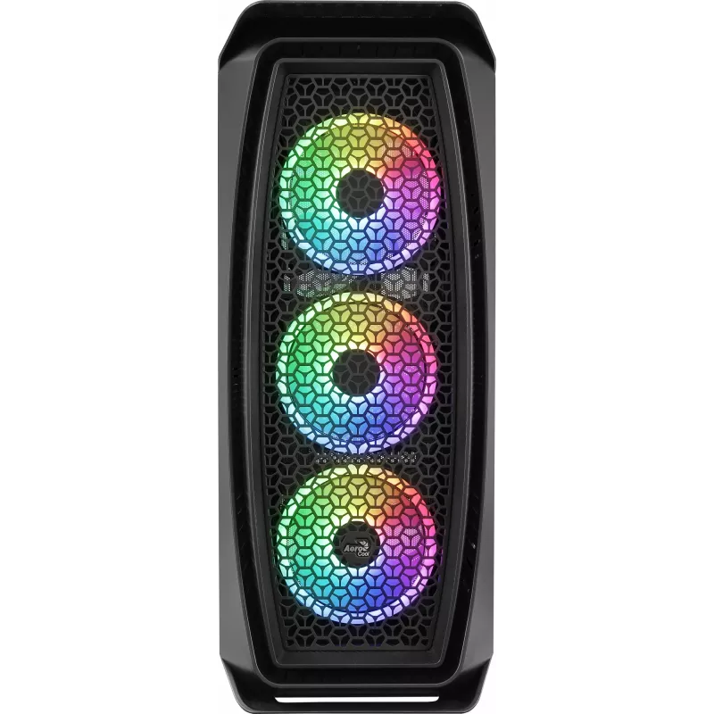 Aerocool Aero One Duo ATX datora korpuss, 4x ARGB ventilatori 12 cm + priekšējā sieta panelis