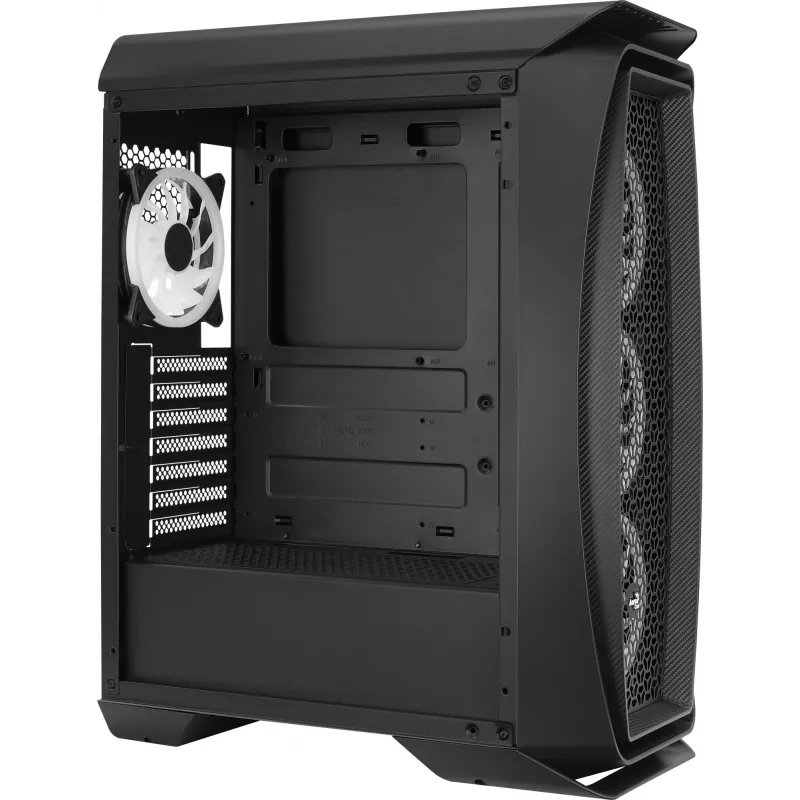 Aerocool Aero One Duo ATX datora korpuss, 4x ARGB ventilatori 12 cm + priekšējā sieta panelis