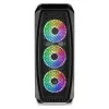 Aerocool AEROONEDUOWHV1 Gaming ATX Case 4xARGB ventilatori balts, Midi Tornis, PC, Balts, ATX, micro ATX, Mini-ITX, Akrilnitrila butadiēna stirols (ABS), SPCC, Spēlēm
