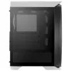 Aerocool AEROONEDUOWHV1 Gaming ATX Case 4xARGB ventilatori balts, Midi Tornis, PC, Balts, ATX, micro ATX, Mini-ITX, Akrilnitrila butadiēna stirols (ABS), SPCC, Spēlēm