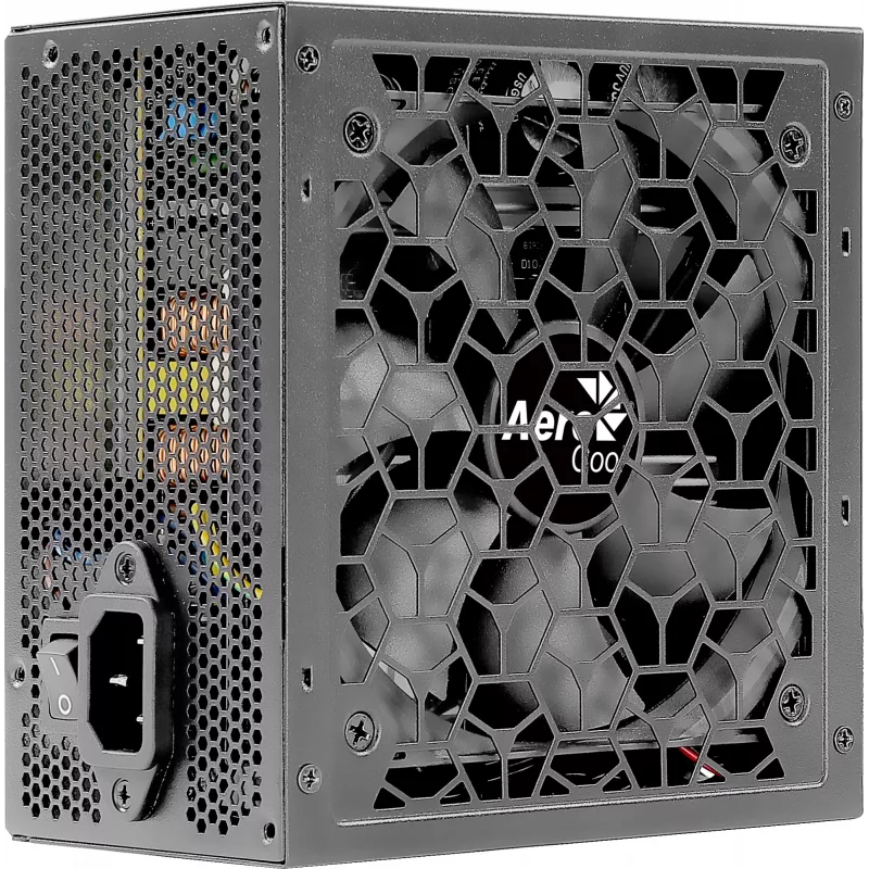 PC barošanas bloks AEROCOOL AEROB750 750W 80 PLUS Bronze nemodulārs 230V kluss melns