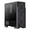 Aerocool Ore Rūdīta stikla Midi Tower melns