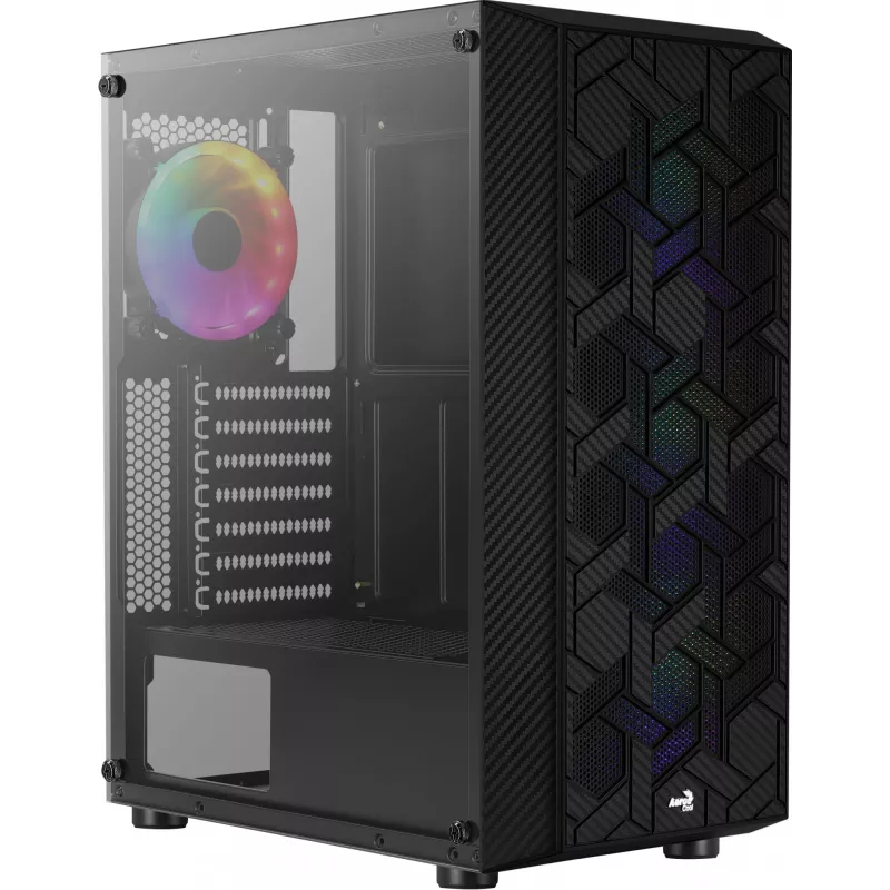 Aerocool Hive FRGB Midi Tower Melns