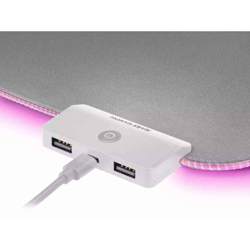 Mars Gaming MMPRGB2S RGB peles paliktnis XXL Sudraba