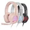 Mars Gaming MH320 austiņas ar vadu, galvas lentes tipa, USB Type-A, rozā