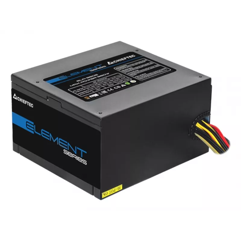 Chieftec ELP-500S barošanas bloks 500 W 20+4 kontaktu ATX PS/2 melns
