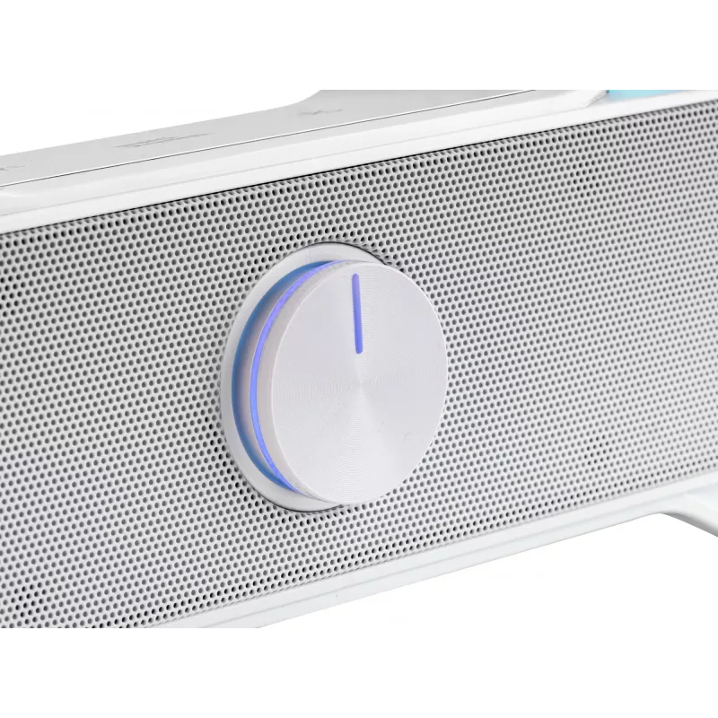 Mars Gaming MSBX, balts skaļruņu skaņu panelis 10W, 10 W, 10 W, balta, vadu un bezvadu, 435 mm, 85 mm