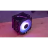 Aerocool Rime 4 Dual procesora dzesētājs 12 cm Melns 1 gab.