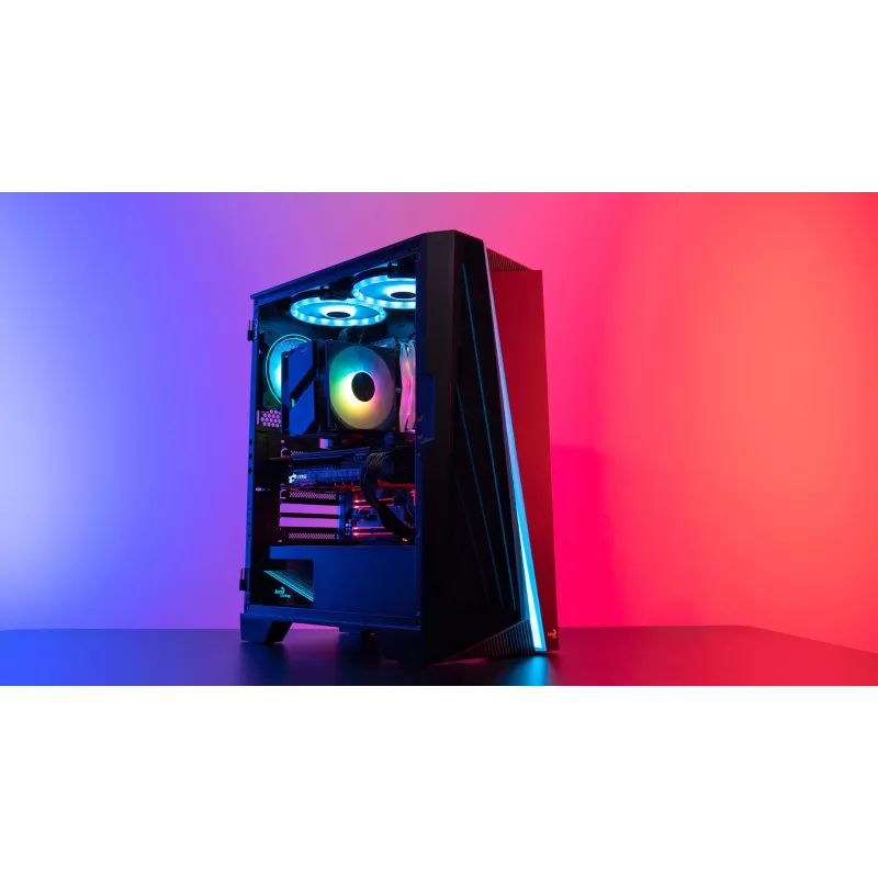 Aerocool Rime 4 Dual procesora dzesētājs 12 cm Melns 1 gab.