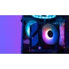 Aerocool Rime 4 Dual procesora dzesētājs 12 cm Melns 1 gab.