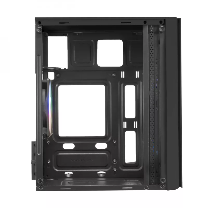 Mars Gaming MC300 Micro ATX rūdīta stikla PC korpuss 3xFRGB ventilators melns