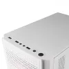 Mars Gaming MC300W Micro ATX korpuss ar rūdītā stikla logu, 3xFrGB ventilatoriem, balts