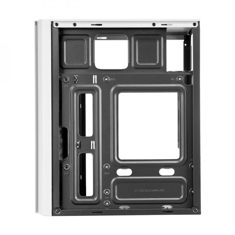 Mars Gaming MC300W Micro ATX korpuss ar rūdītā stikla logu, 3xFrGB ventilatoriem, balts