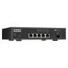 QNAP QSW-L3205-1C4T 4 pārvaldīts 10G Ethernet (100/1000/10000) galda slēdzis melns
