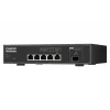 QNAP QSW-L3205-1C4T 4 pārvaldīts 10G Ethernet (100/1000/10000) galda slēdzis melns