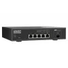 QNAP QSW-L3205-1C4T 4 pārvaldīts 10G Ethernet (100/1000/10000) galda slēdzis melns