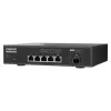 QNAP QSW-L3205-1C4T 4 pārvaldīts 10G Ethernet (100/1000/10000) galda slēdzis melns
