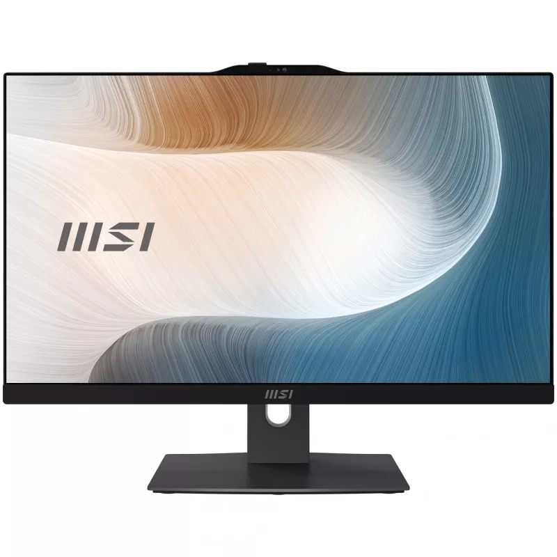 MSI Modern AM242TP 1M-1227EU Intel Core 5 120U 60.5 cm (23.8 inch) 1920 x 1080 pikseļi skārienekrāns Viss-vienā dators 8 GB DDR5-SDRAM 512 GB SSD Windows 11 Pro Wi-Fi 6E (802.11ax) Melns