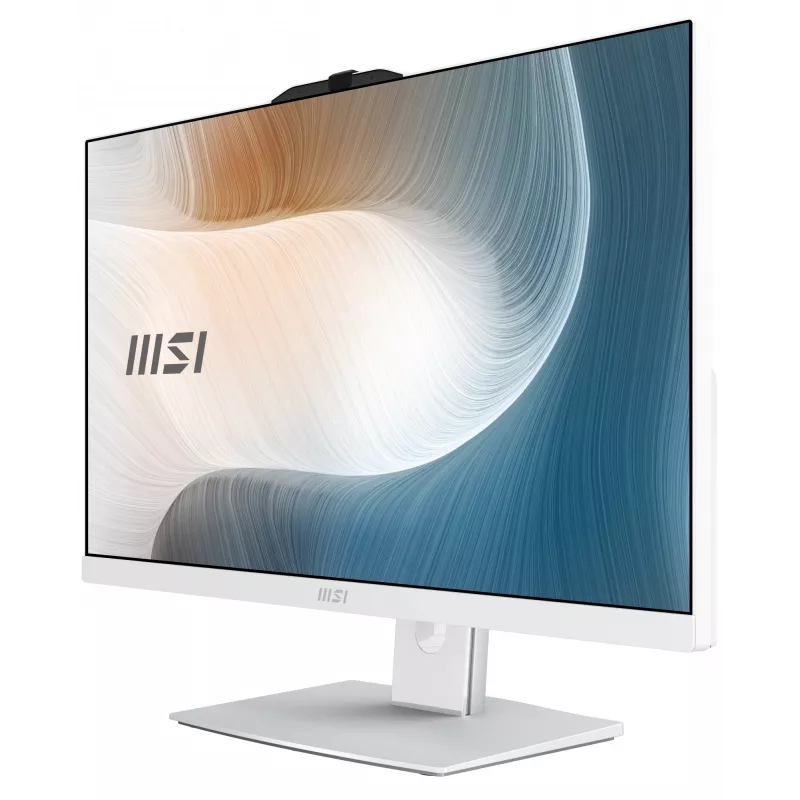 MSI Modern AM242P 1M-1224EU viss-vienā dators/darbstacija Intel Core 5 120U 60.5 cm (23.8 collas) 1920 x 1080 pikseļi 8 GB DDR5-SDRAM 512 GB SSD Windows 11 Pro Wi-Fi 6E (802.11ax) Balts