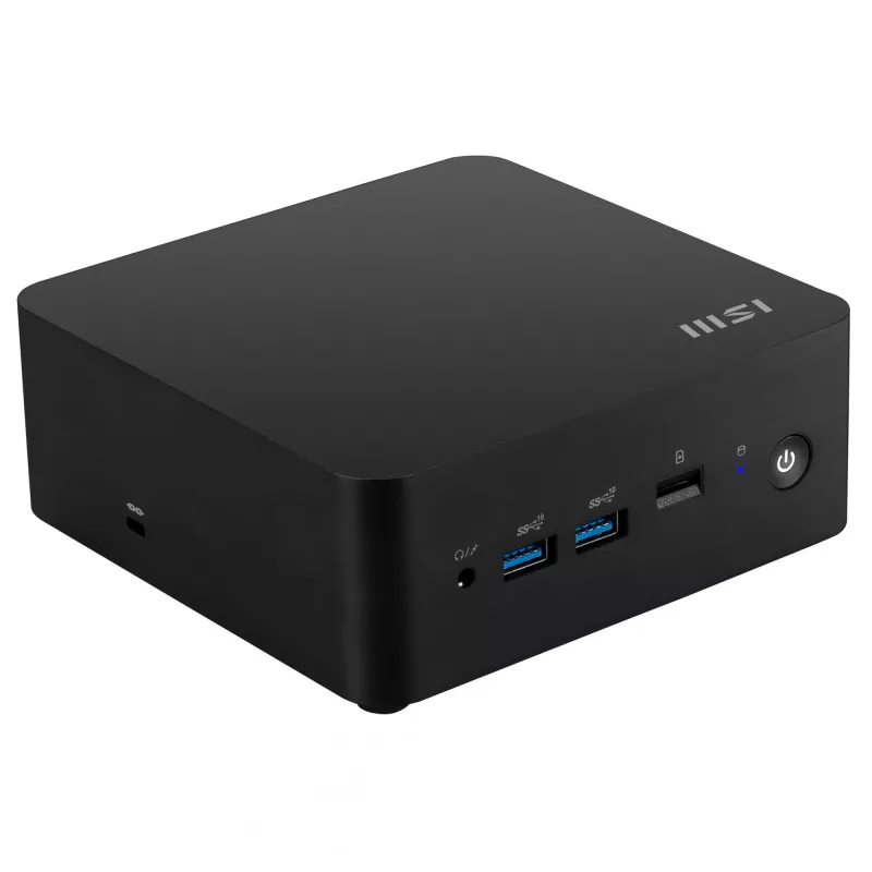 MSI Cubi NUC 13MQG-065BEU 0,84L izmēra dators, melns, i7-1365U, Intel SoC