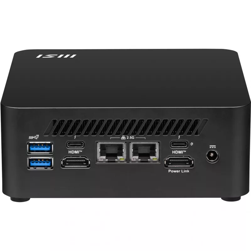 MSI Cubi NUC 13MQG-065BEU 0,84L izmēra dators, melns, i7-1365U, Intel SoC