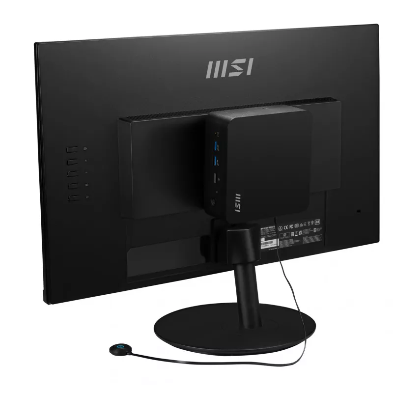 MSI Cubi NUC 13MQG-065BEU 0,84L izmēra dators, melns, i7-1365U, Intel SoC