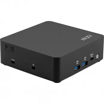 MSI Cubi NUC AI 1UMG-007EU Intel Core Ultra 5 125H 8 GB DDR5-SDRAM 512 GB SSD Windows 11 Home Mini PC Melns