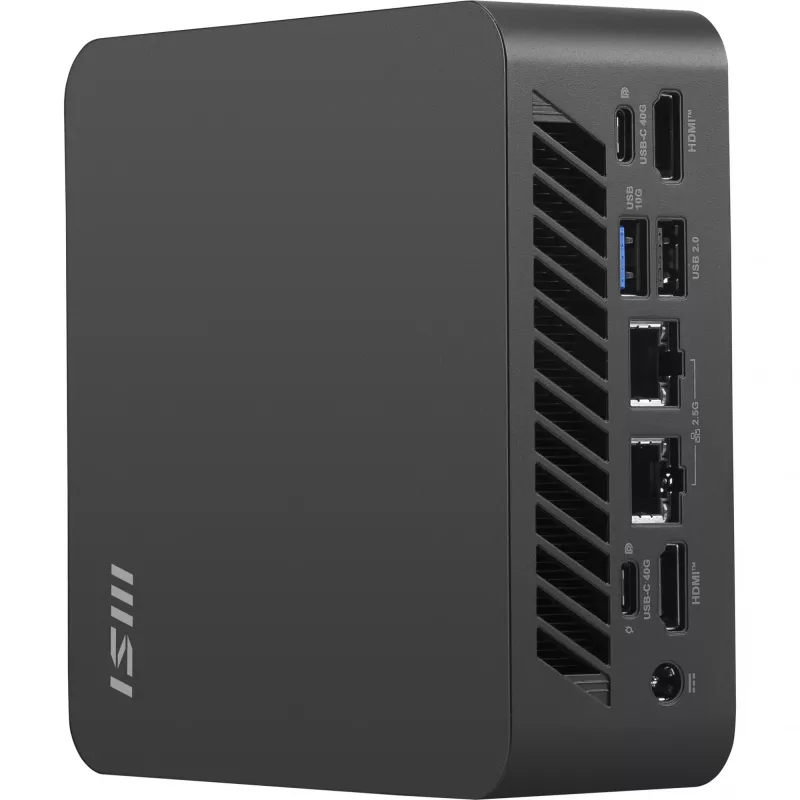 Mini PC MSI Cubi Z AI 8M Barebone R9-8945HS — 0GB, nav OS