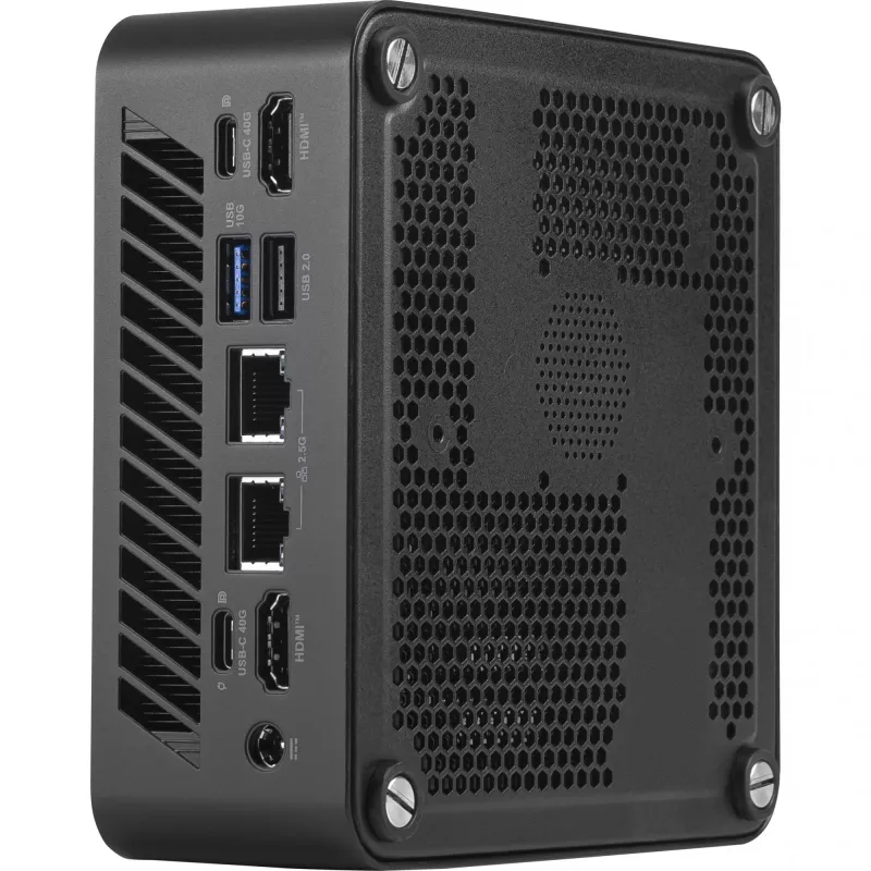 Mini PC barebone MSI Cubi Z AI ar AMD Ryzen 7 8845HS — kompakta modulāra sistēma pielāgotai atmiņai un glabātuvei
