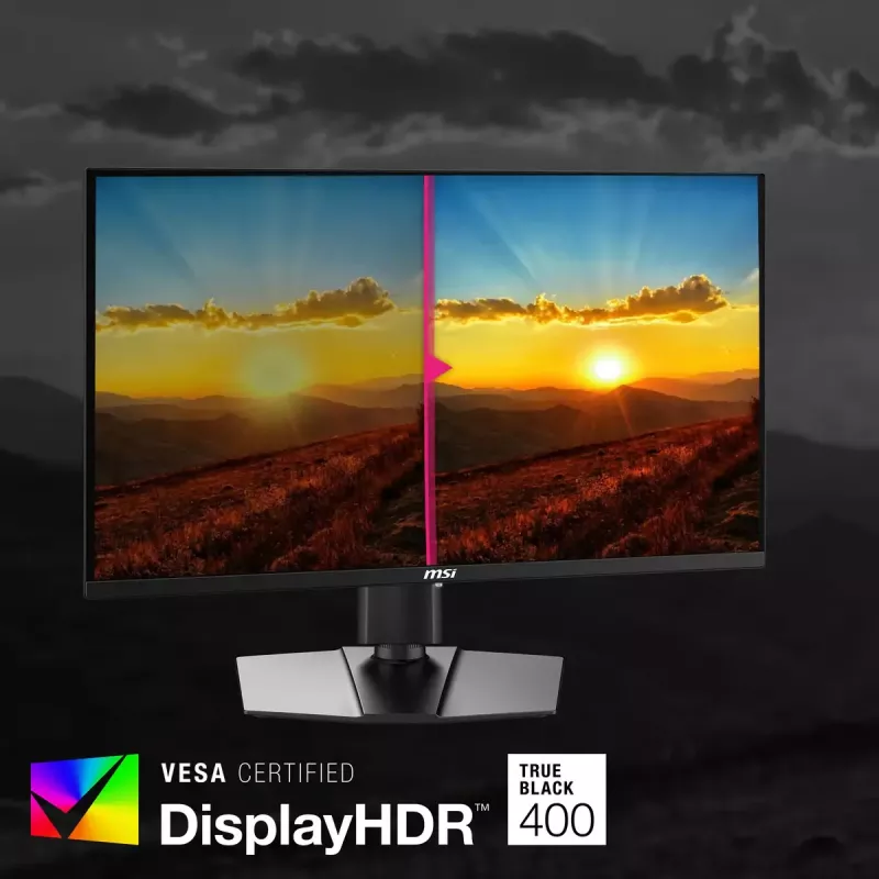 MSI MPG 271QRXDE QD-OLED datora monitors 67,3 cm (26,5 collas) 2560 x 1440 pikseļi Wide Quad HD Melns