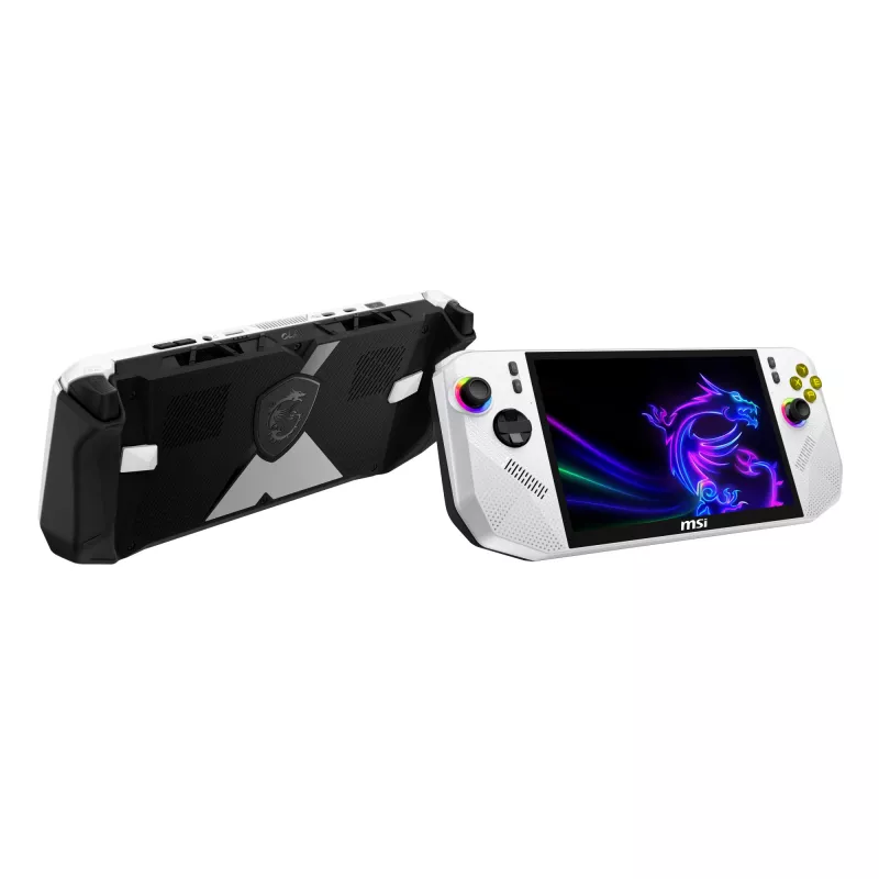 MSI Claw A8 BZ2EM-047NL pārnēsājama spēļu konsole 20,3 cm (8 collas) 1 TB skārienjutīgs ekrāns Wi-Fi balta