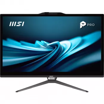 MSI Pro AP222T 14MA-613EU Intel® Core™ i3 i3-14100 54.6 cm (21.5 collas) 1920 x 1080 pikseļi skārienjūtīgs viss-vienā dators 8 GB DDR4-SDRAM 512 GB SSD Windows 11 Home Wi-Fi 5 (802.11ac) melns