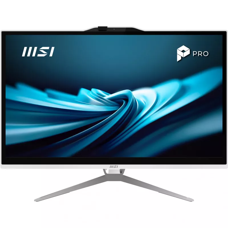 Universāls dators MSI Pro AP222T 14M-623EU — 21,5 collu Full HD IPS skārienjūtīgs, Intel Pentium G7400, 8 GB RAM, 128 GB SSD, Windows 11 Pro, balts