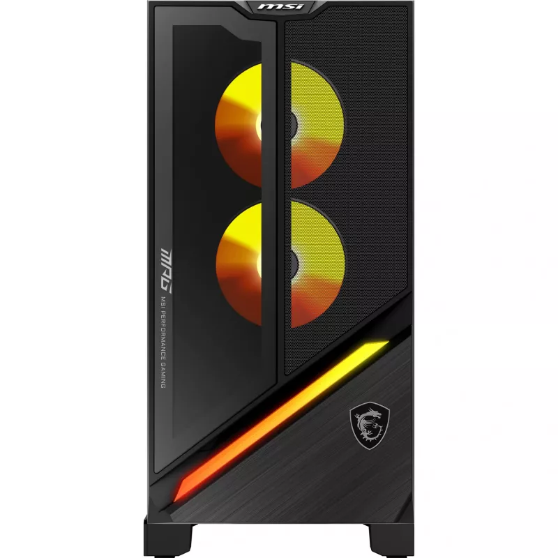 MSI MPG Infinite Z3 X3D 9NVRR7-848EU AMD Ryzen™ 7 9800X3D 32 GB DDR5-SDRAM 1 TB SSD NVIDIA GeForce RTX 5070 Ti Windows 11 Home galddators, melns