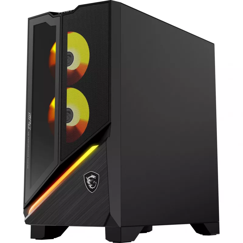 MSI MPG Infinite Z3 X3D 9NVRR7-848EU AMD Ryzen™ 7 9800X3D 32 GB DDR5-SDRAM 1 TB SSD NVIDIA GeForce RTX 5070 Ti Windows 11 Home galddators, melns
