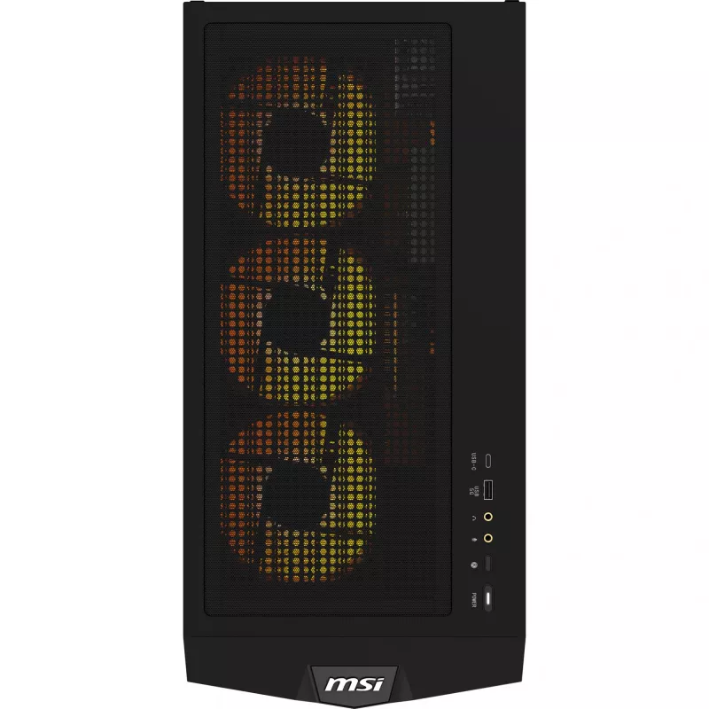 MSI MPG Infinite Z3 X3D 9NVRR7-848EU AMD Ryzen™ 7 9800X3D 32 GB DDR5-SDRAM 1 TB SSD NVIDIA GeForce RTX 5070 Ti Windows 11 Home galddators, melns