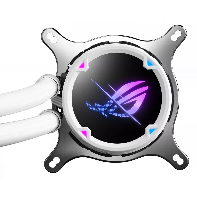 ASUS ROG Strix LC II 360 ARGB balta Edition procesora universāls šķidruma dzesētājs 12 cm